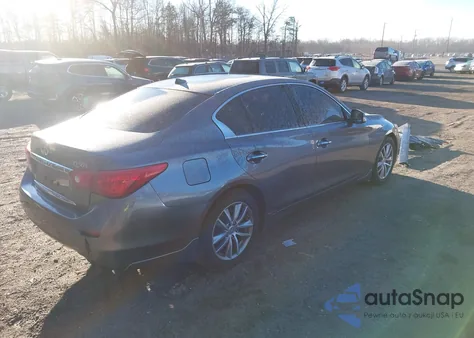 2015 Infiniti Q50 from USA, damaged, VIN JN1BV7AR1FM415249